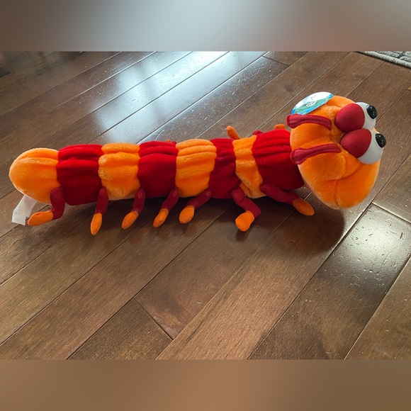 Peek A Boo Toys Caterpillar Plush Orange & Red Centipede Stuffed Animal - Picture 9 of 10